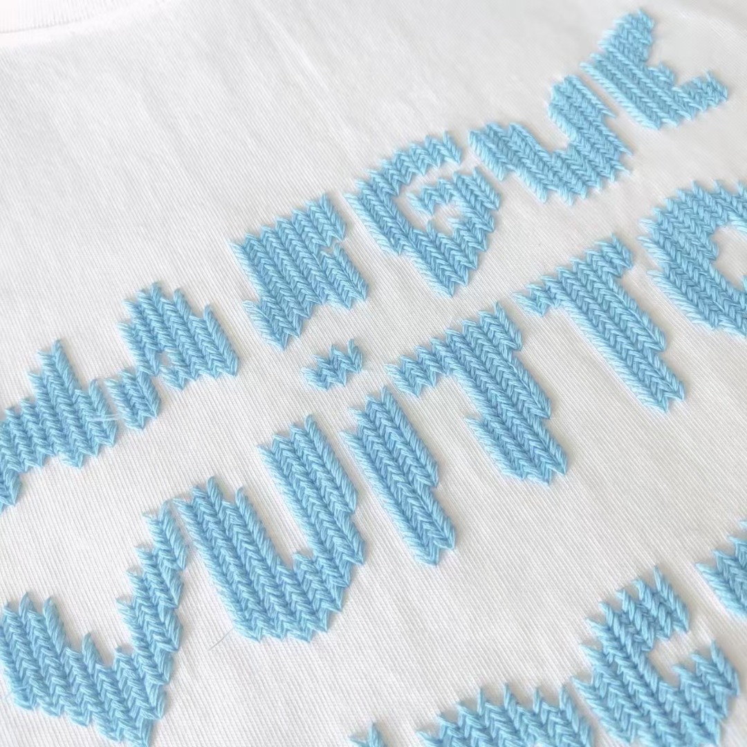 LOUIS VUITTON路易威登 重工刺绣短袖 黑色 白色-Chinese UA Cheap High Quatity Brand Clothes Bags handbags Sneakers wholesale wholesaler seller from China Factory suppliers Fashion Clothing Shoes best Quality Beautiful Price LOUIS VUITTON路易威登 重工刺绣短袖 黑色 白色