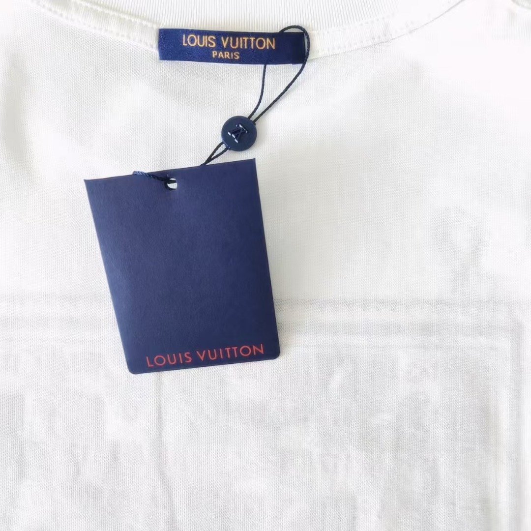 Louis Vuitton路易威登 贪吃蛇印数字网格印花短袖 白色-Top High Quatity Cheap Sneakers Fashion Clothing Clothes Bags handbags Shoes of all Brand wholesale With The best Quality And Beautiful Price from China Factory Chinese suppliers wholesaler seller Louis Vuitton路易威登 贪吃蛇印数字网格印花短袖 白色