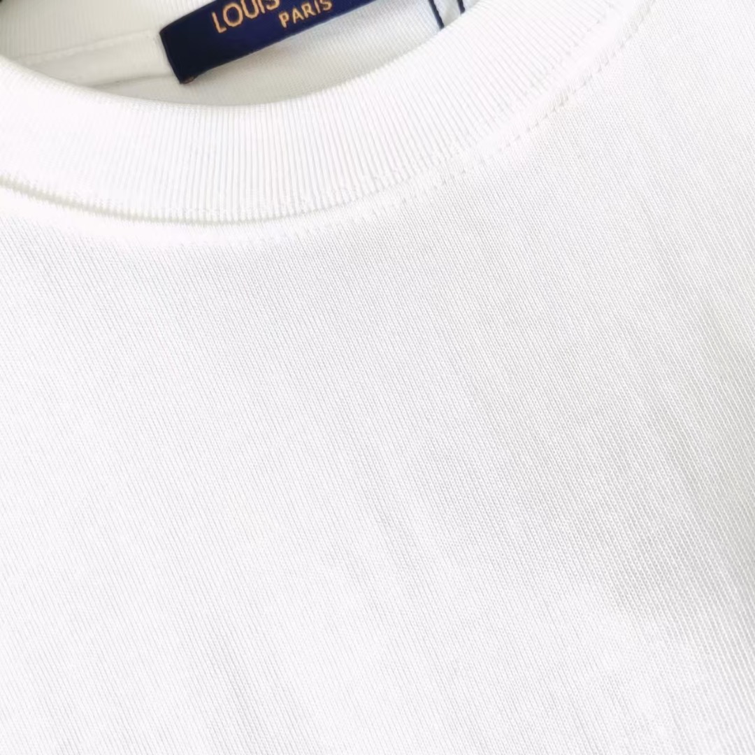 Louis Vuitton路易威登 贪吃蛇印数字网格印花短袖 白色-Top High Quatity Cheap Sneakers Fashion Clothing Clothes Bags handbags Shoes of all Brand wholesale With The best Quality And Beautiful Price from China Factory Chinese suppliers wholesaler seller Louis Vuitton路易威登 贪吃蛇印数字网格印花短袖 白色