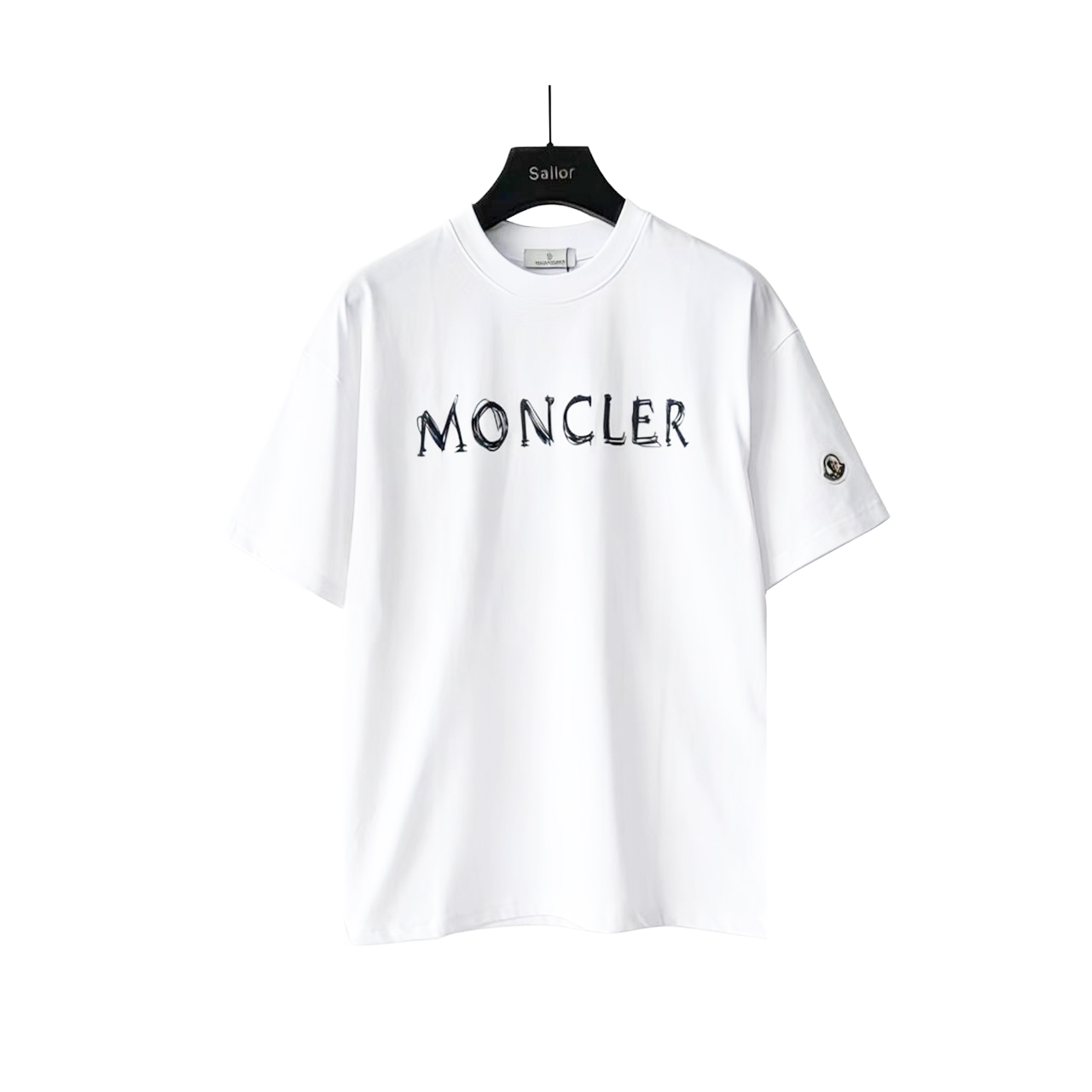 Moncle/蒙口 背后大LOGO短袖 黑色 白色 Moncle/蒙口 背后大LOGO短袖 黑色 白色