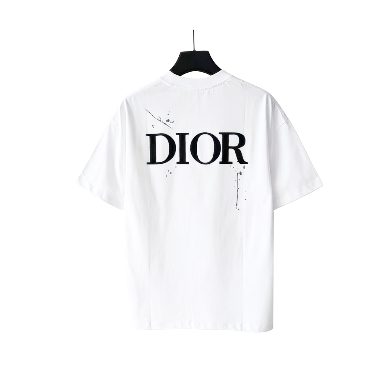 Dior/迪奥 前后字母刺绣logo短袖 黑白配色超经典
