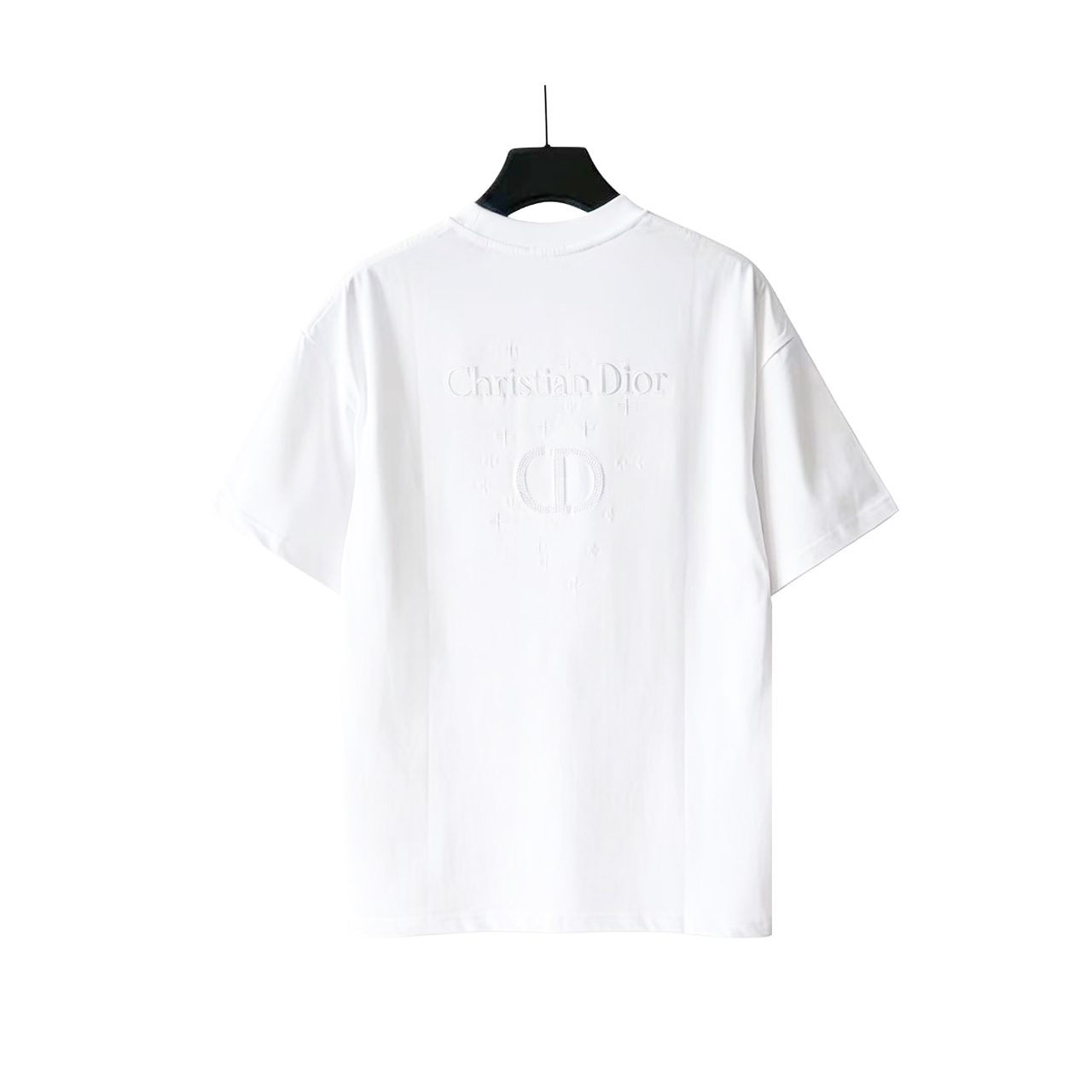 DIOR迪奥 前后CD字母Logo标识精工刺绣短袖