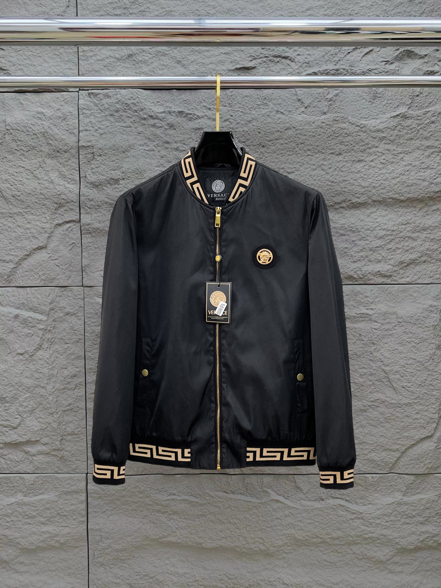 Versace Kleding Jas &Jassen Replica van de hoogste kwaliteit
 Mannen Herfstcollectie Casual