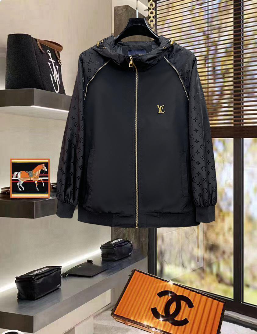 Admite intercambio después de fin de año, P280 LV 2026 nueva chaqueta cortavientos con capucha para hombre nueva primav…