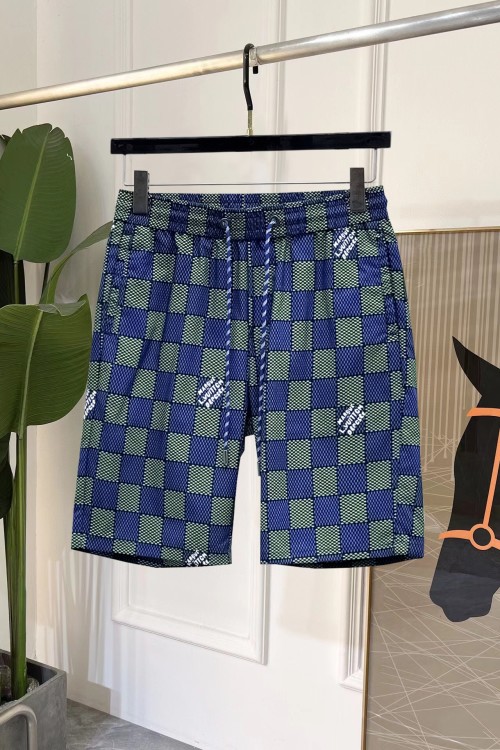 Louis Vuitton Shorts Zomer 2025 Blauw Groen Geblokt Ontwerp - Luxe & Comfort 1 Louis Vuitton Shorts Zomer 2025 Blauw Groen Geblokt Ontwerp - Luxe & Comfort