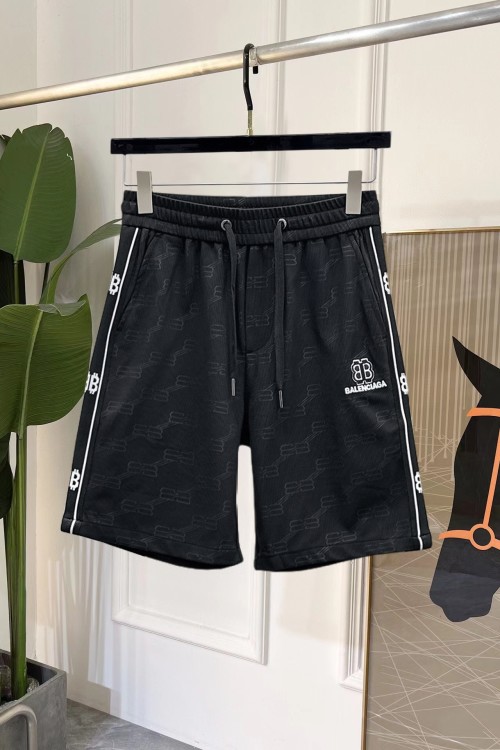 Balenciaga 2025 Summer Casual Shorts with Logo Trim, Comfortable & Luxurious 1 Balenciaga 2025 Summer Casual Shorts with Logo Trim, Comfortable & Luxurious