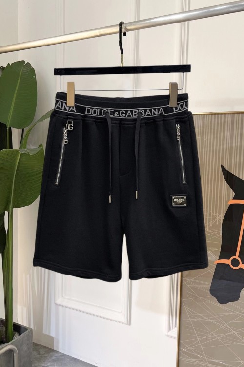 Dolce & Gabbana Zwarte Casual Short met Logo Details - Stijlvol & Comfortabel 1 Dolce & Gabbana Zwarte Casual Short met Logo Details - Stijlvol & Comfortabel
