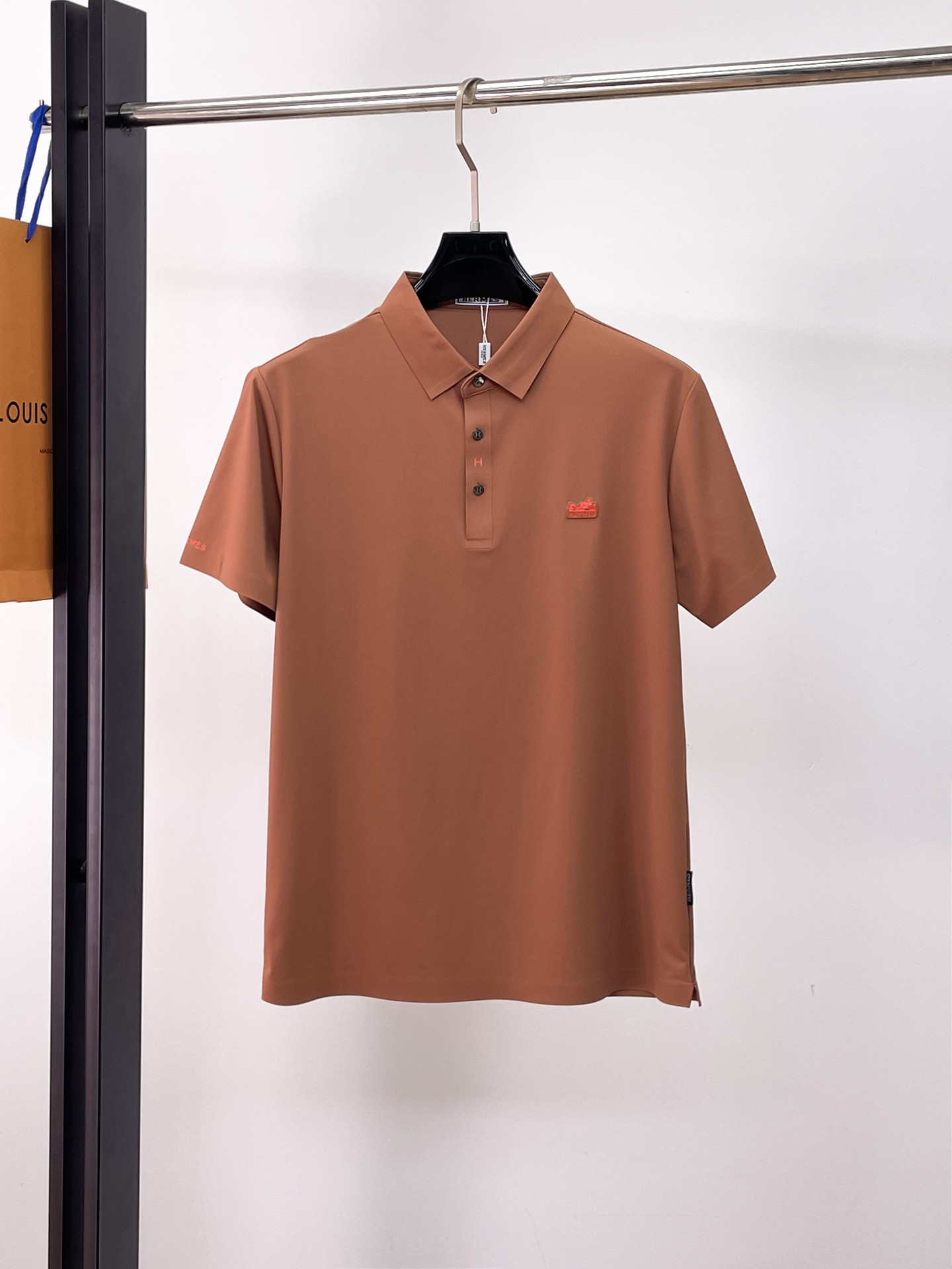 Hermes Men Hermes Поло, М-4 XL — photo 2