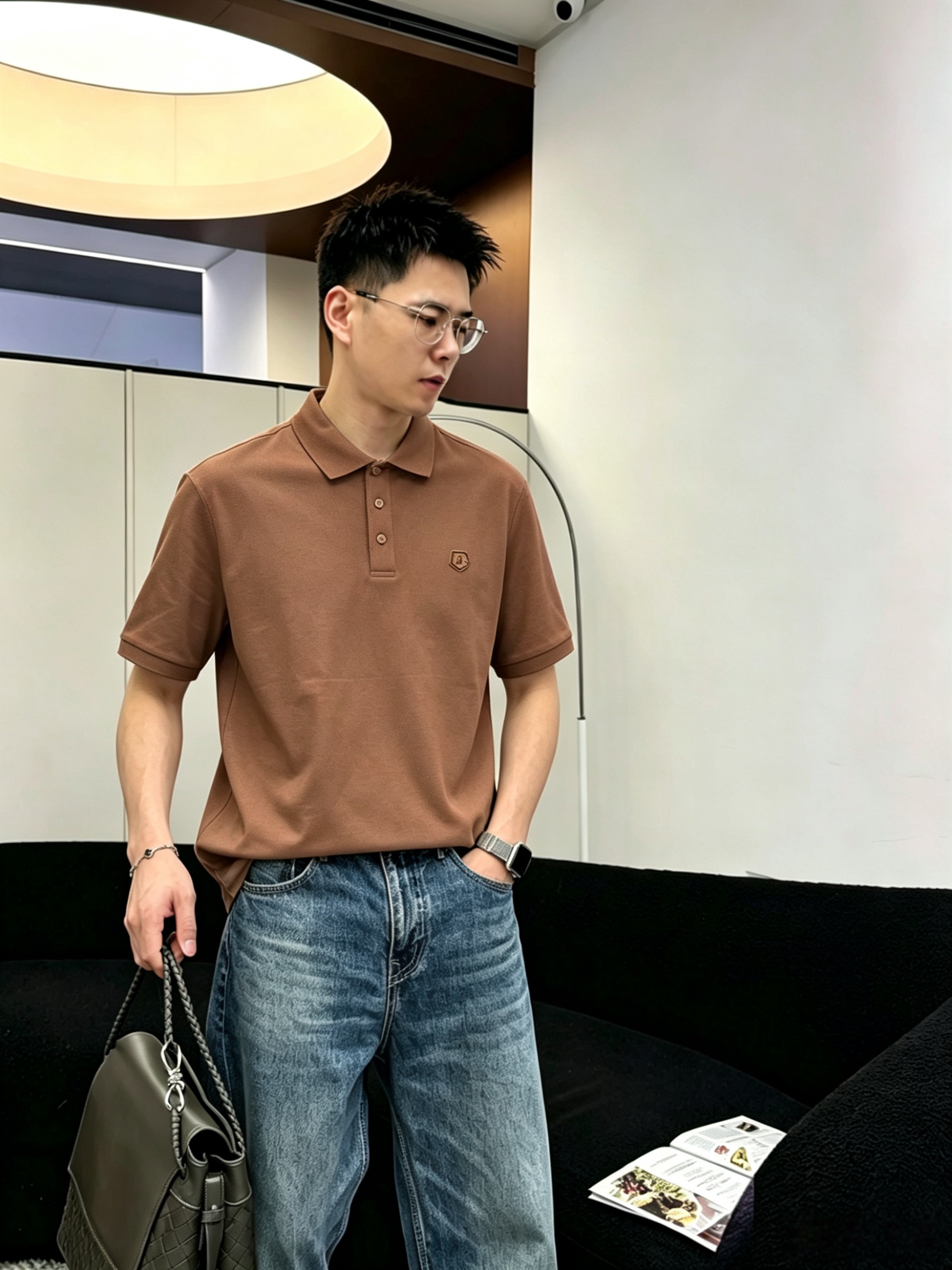 Zegna杰尼亚26ss高级男士商务休闲珠地棉翻领POLO衫，贸易公司渠道货，源自原厂代工出品，高端品鉴