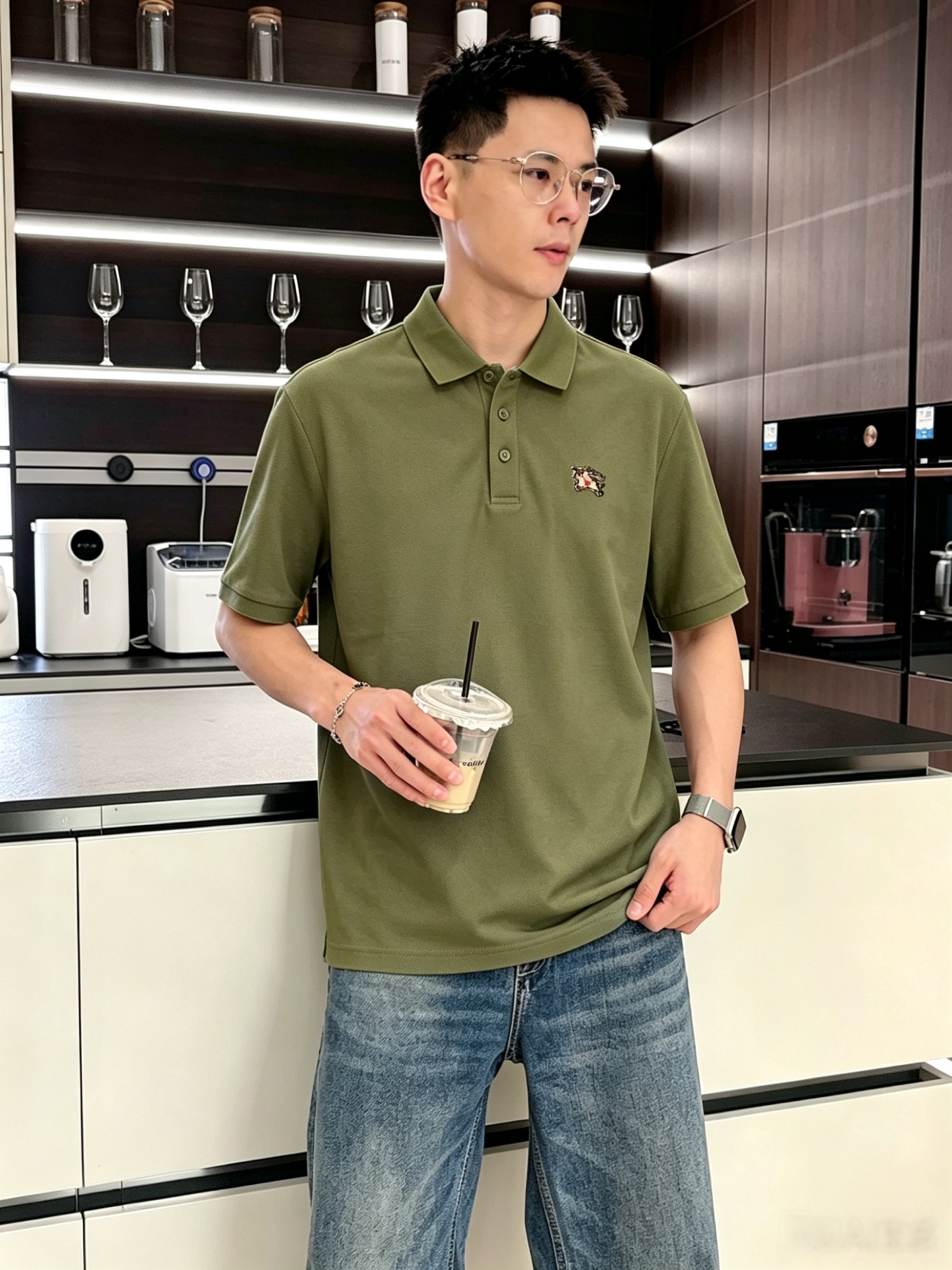 Burberry巴宝莉2026ss夏季新款字母logo男士翻领Polo衫！经典商务男款，高端男装的天花板