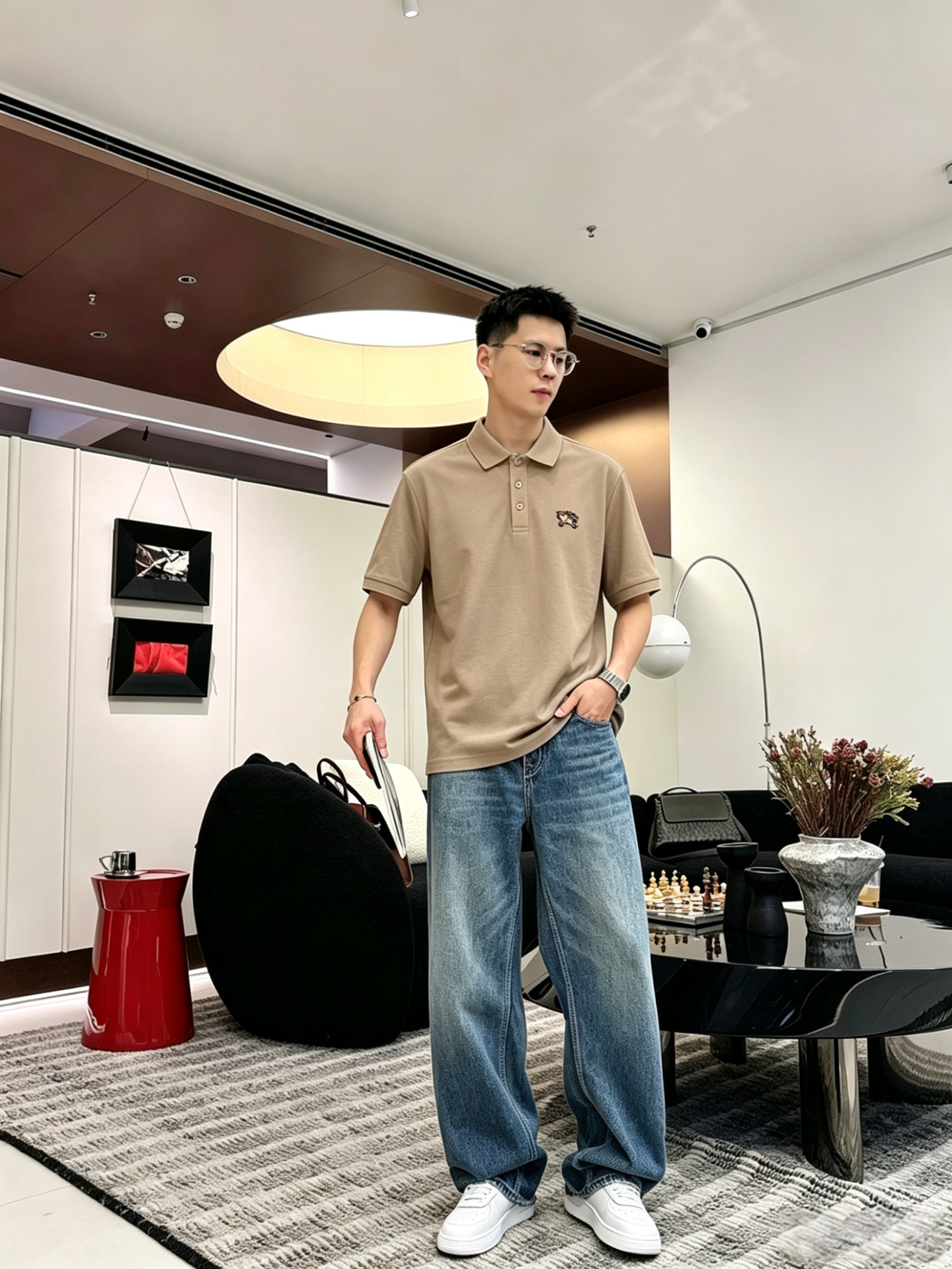 Burberry巴宝莉2026ss夏季新款字母logo男士翻领Polo衫！经典商务男款，高端男装的天花板
