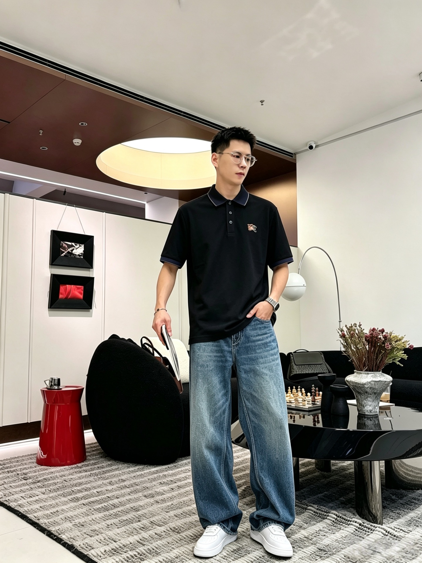 Burberry巴宝莉2026ss夏季新款字母logo男士翻领Polo衫！经典商务男款，高端男装的天花板