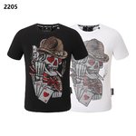 Philipp Plein Best
 Clothing T-Shirt Black White Men Spring/Summer Collection Short Sleeve