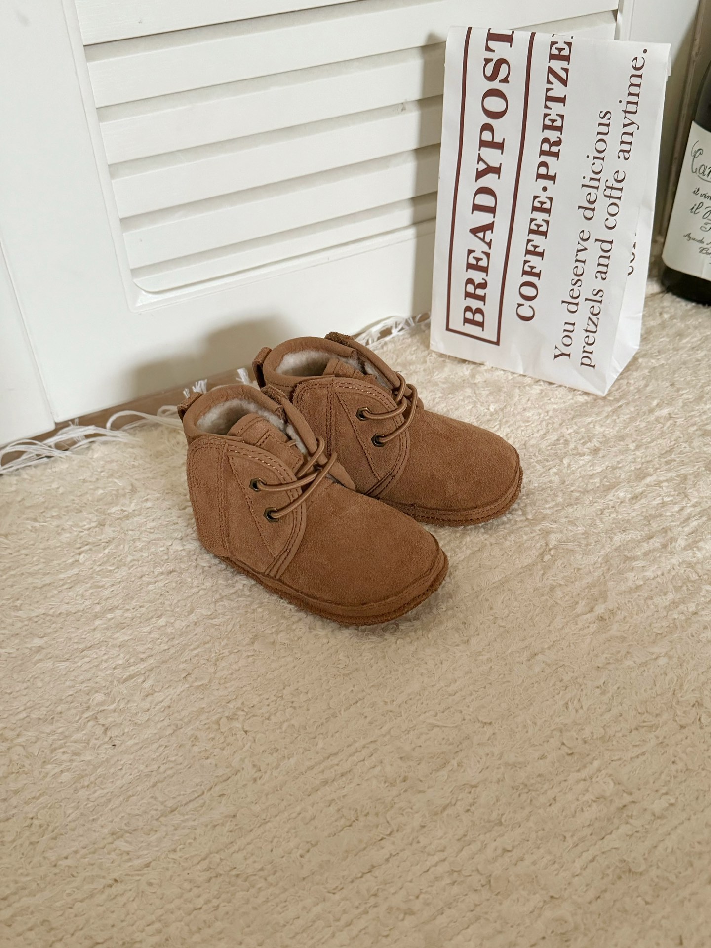 Soft and Comfortable Baby Shoes with Fur Skin for Learning to Walk - 图片 7