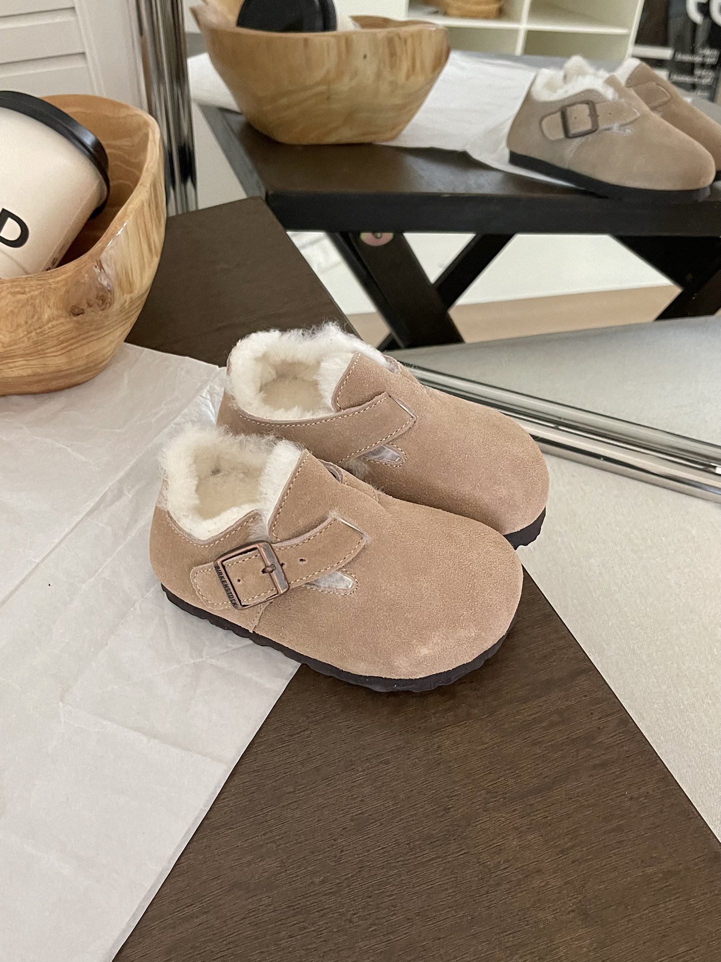 Winter Children’s Fleece Shoes: Classic Burken Comfort for Fall/Winter, Limited Stock. - 图片 5