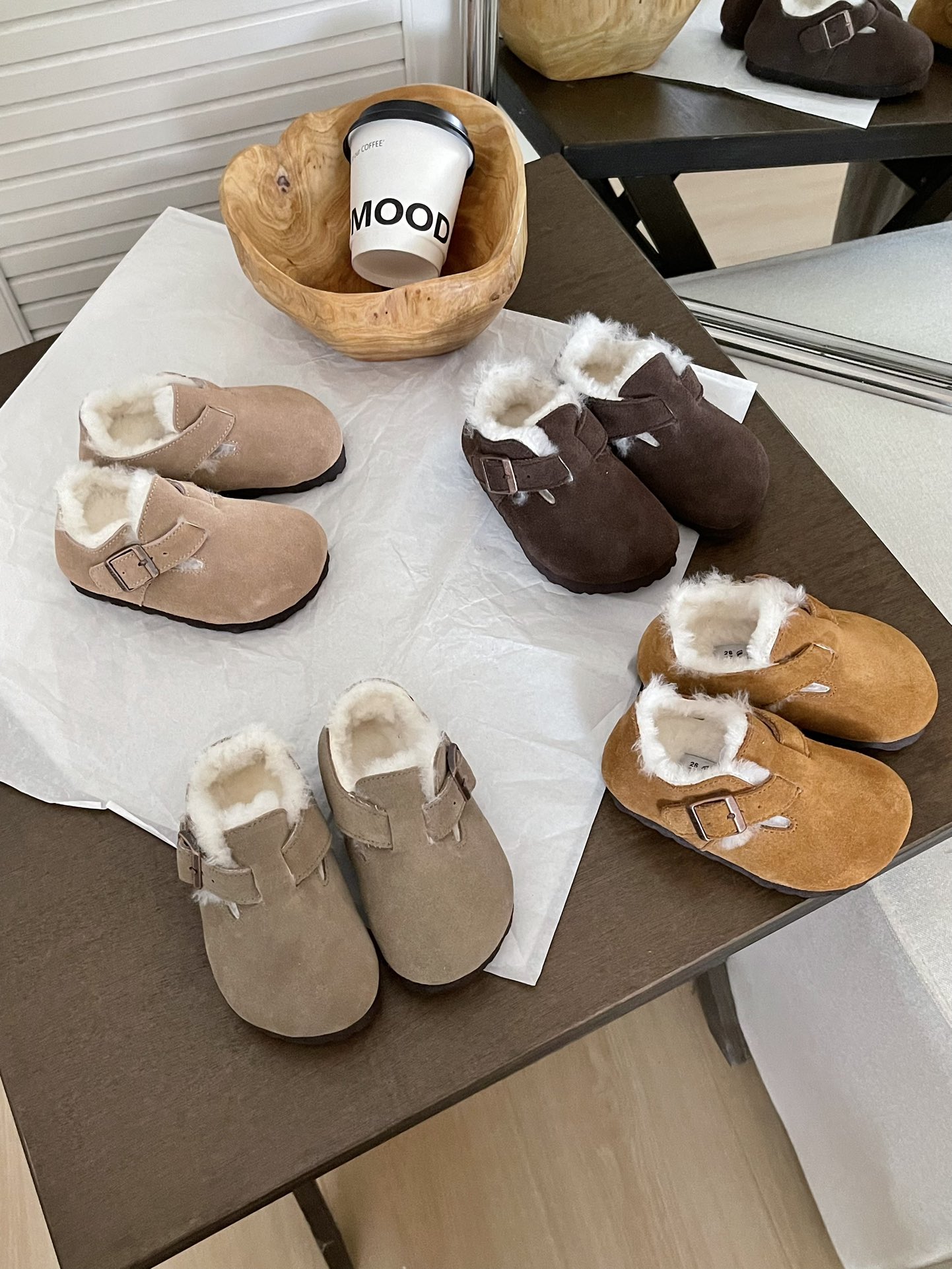 Winter Children’s Fleece Shoes: Classic Burken Comfort for Fall/Winter, Limited Stock. - 图片 4