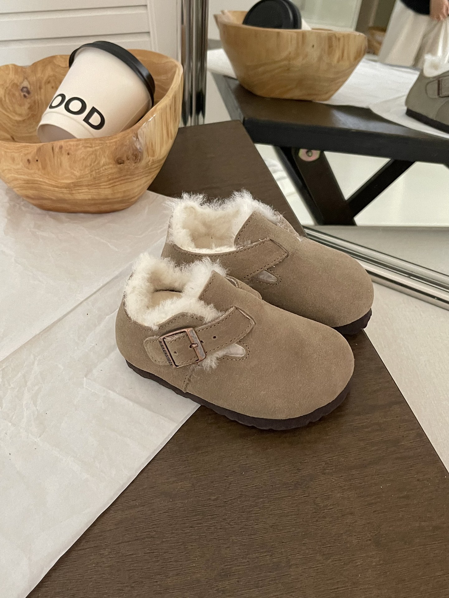 Winter Children’s Fleece Shoes: Classic Burken Comfort for Fall/Winter, Limited Stock. - 图片 7