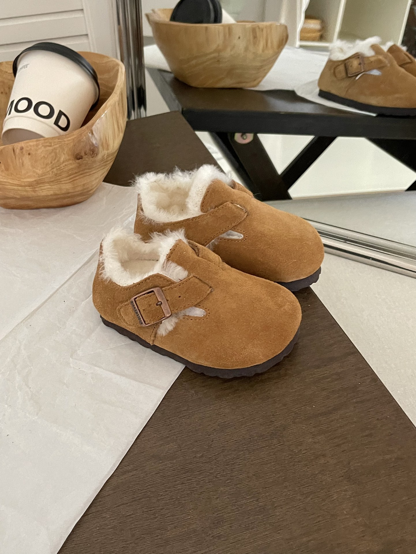 Winter Children’s Fleece Shoes: Classic Burken Comfort for Fall/Winter, Limited Stock. - 图片 8