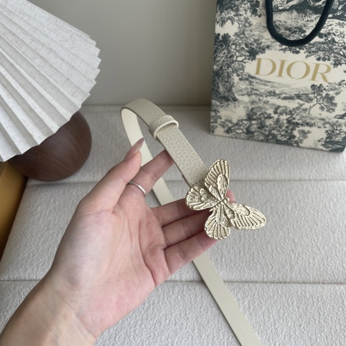 Dior Butterfly Buckle Belt, Premium Leather, Elegant Design, 2.0cm Width 1 Dior Butterfly Buckle Belt, Premium Leather, Elegant Design, 2.0cm Width