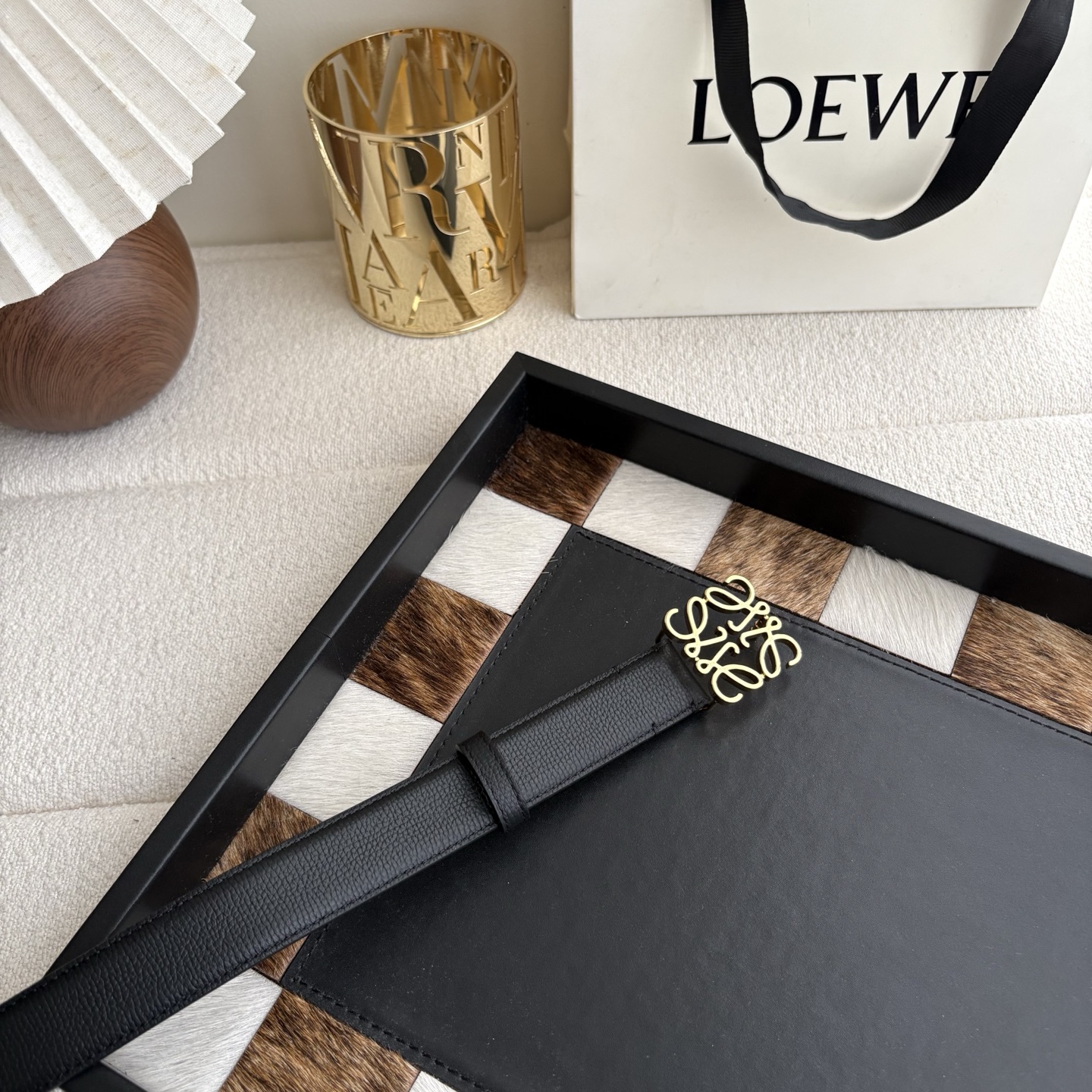 Loewe Anagram Anchor 2.8cm/ Cintura Cintura
