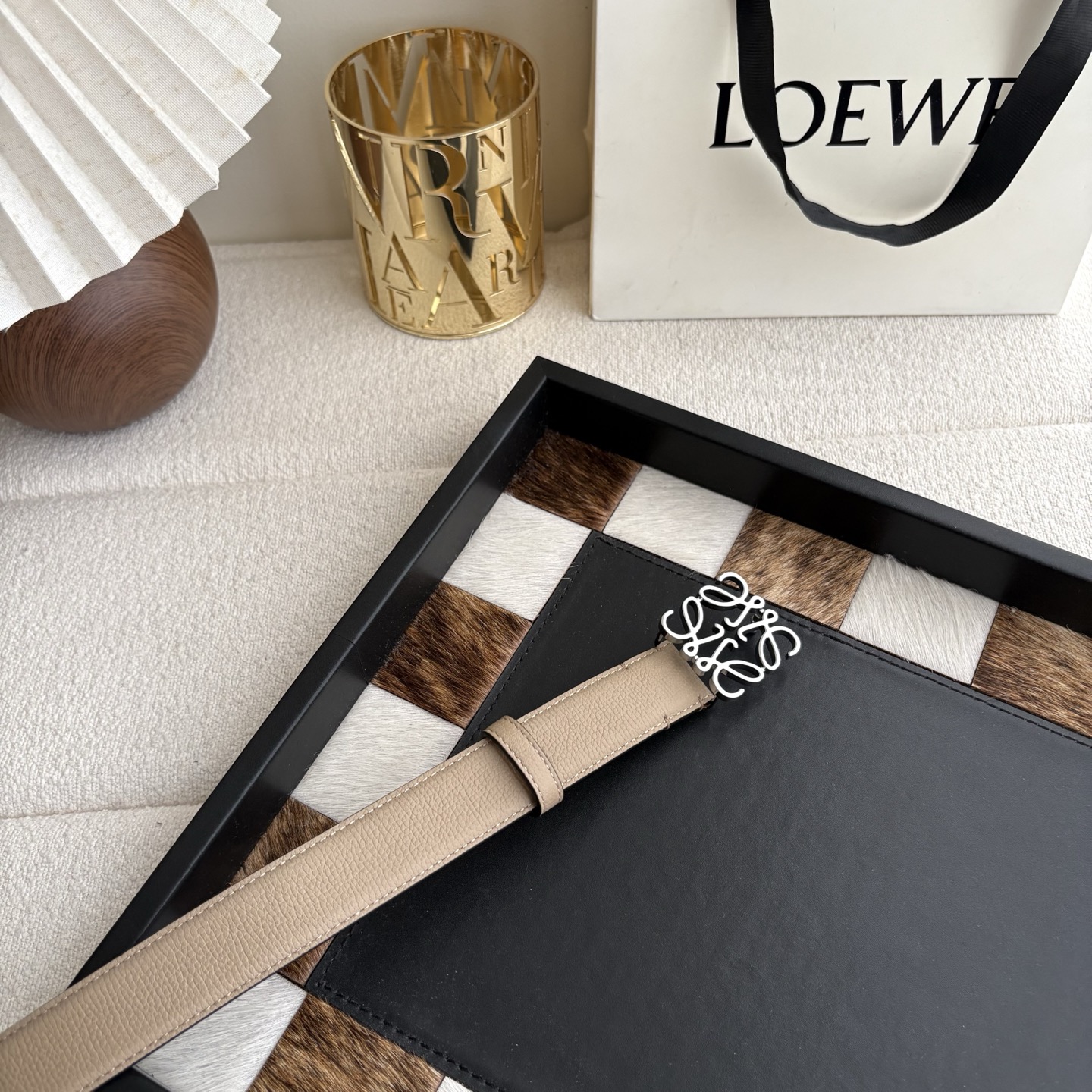 Loewe Anagram Anchor 2.8cm/ Cintura Cintura