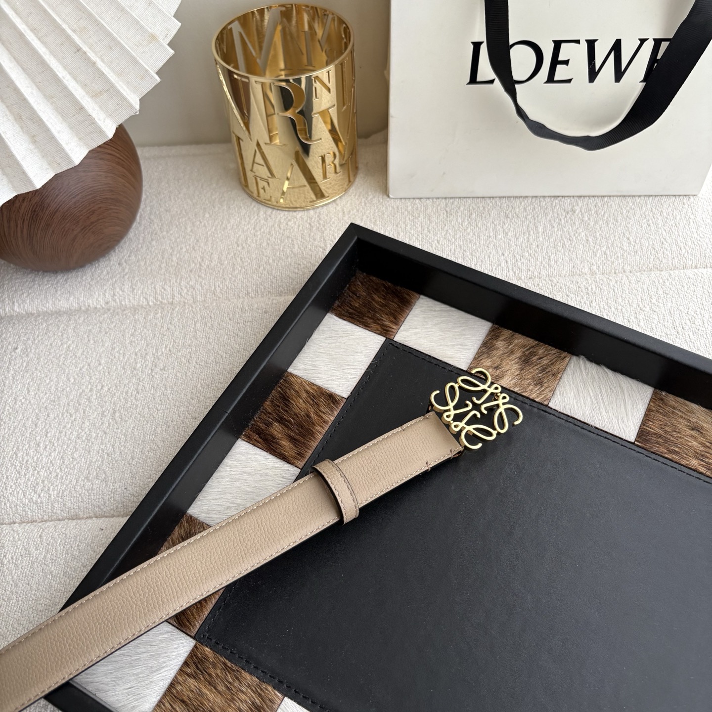 Loewe Anagram Anchor 2.8cm/ Cintura Cintura