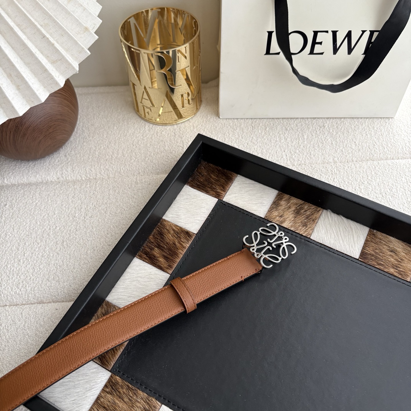Loewe Anagram Anchor 2.8cm/ Cintura Cintura