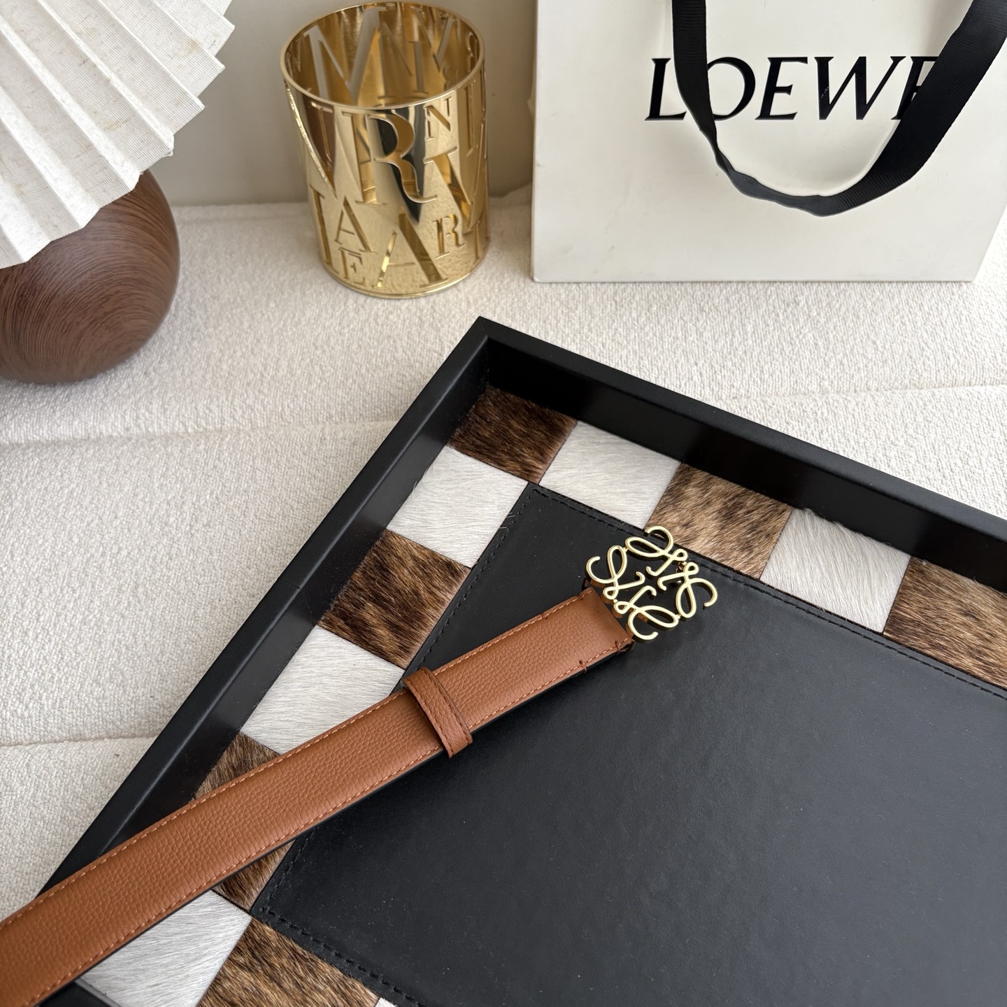 Loewe Anagram Anchor 2.8cm/ Cintura Cintura