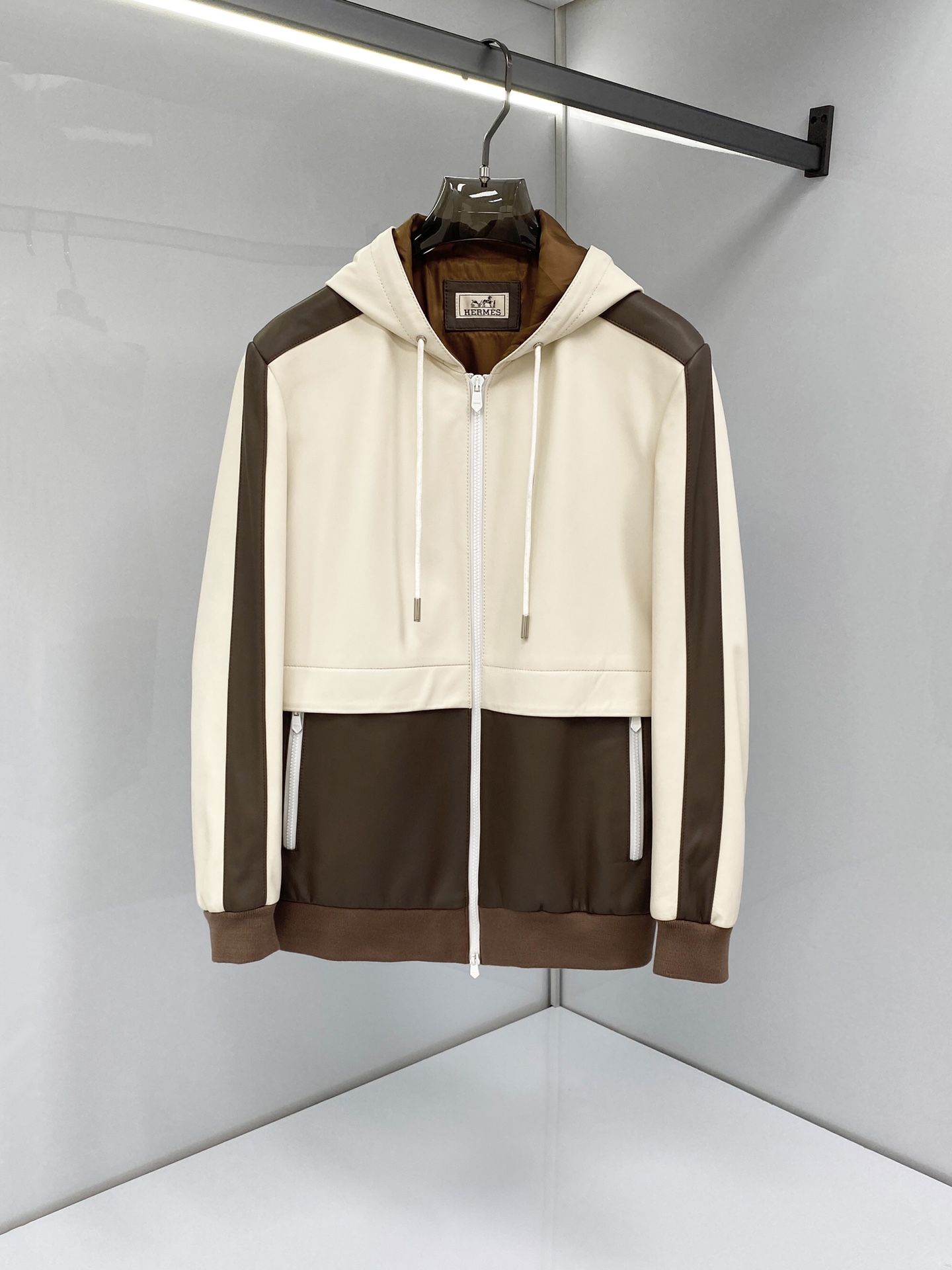 Hermes Clothing Coats & Jackets Men Lambskin Sheepskin Fall/Winter Collection Casual