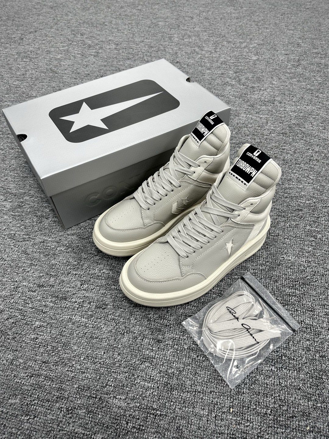[Rick Owens Series][Shoelaces] Shoelaces are made of water-dyed fixed weave U