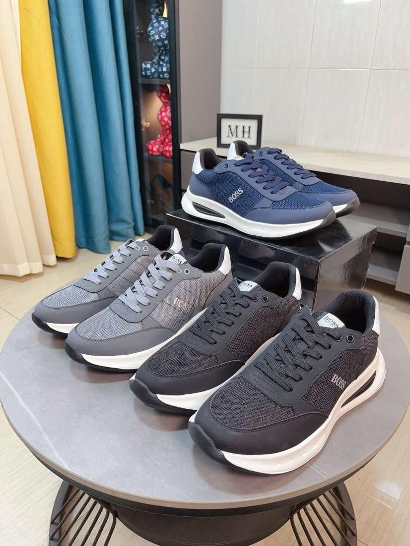 NO:270202,【boss】 High-end series of sports men's shoes, with classic designs, has become the ever-ending fashion darling, and the classic casual shape. The upper is made of cowhide upper and brand logo embellishes the brand charm; the first layer of genuine leather [Sun] [Sun] brand special sole, wear-resistant, lightweight, size: 38-44,,cowhide19860909【boss】 高端系列运动男鞋,以经典的设计成为永不落幕的时尚宠儿,经典的休闲造型.鞋面采用牛皮鞋面 品牌logo点缀 彰显品牌魅力；头层真皮里[太阳][太阳]品牌专用大底,耐磨,轻便,码数:38-44,,cowhide,Men's shoes