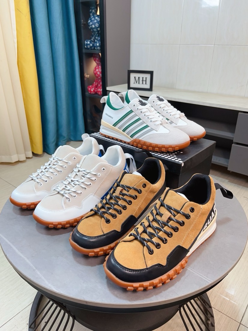 NO:272998,【Dsquared2】International brand second-class square [color] Centennial-year-old Italian rhyme creates classic style design simple fashionable simple elegant atmospheric material selection [Strong] Original process technology production [Strong] The upper is made of special materials spliced ​​with super soft half-air cushion sole very comfortable on the upper foot 38-46,19860909【Dsquared2】国际品牌第二次方[色]百年纯熟意式韵再创经典版型设计简单时尚素雅大气选料考究[强]原厂工艺技术制作[强]鞋面采用特殊材料拼接超柔软半气垫大底上脚非常舒适38-46,,Men's shoes