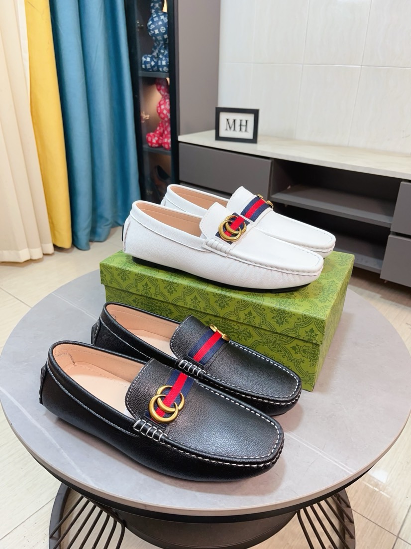 NO:274705,(Guchi GUCCl) New men's fashion beanie shoes official website original 1:1 mold opening, original single quality fine workmanship, high-end luxury upper adopt imported Italian top layer cowhide embossed   luxurious genuine leather inner rubber wear-resistant non-slip sole, breathable and comfortable to wear, high taste, men's first choice number 38-44,,gucci,cowhide19860909（古奇GUCCl）新款男士時尚豆豆鞋官网原版1:1开模,原单品质做工精细,高端奢华鞋面采用进口意大利头层牛皮压花＋奢华真皮内里橡胶耐磨防滑大底,穿着透气舒适高品味男士首选码数38-44,,gucci,cowhide,Men's shoes