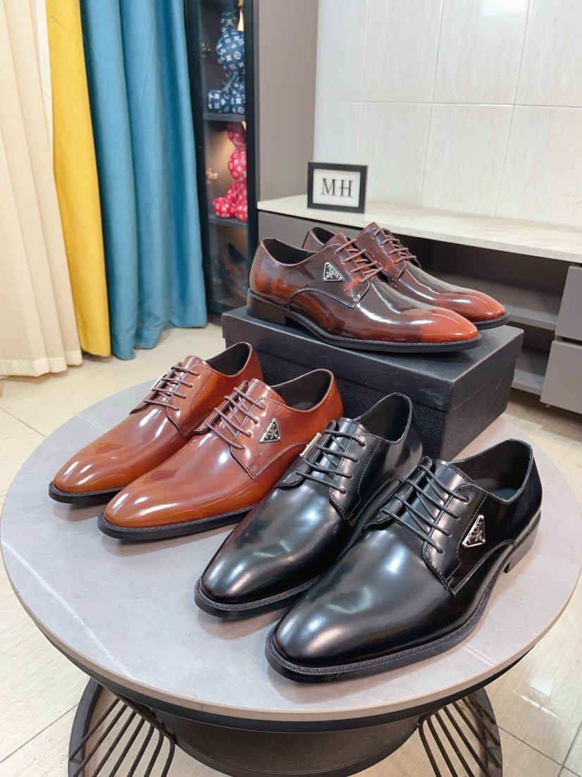 NO:663860,[Prada Leather Shoes] Top Purchasing Agent, original customized cowhide surface imported from Italy, fully imported water-dyed breathable cowhide lining, original molded sole specially provided by the original factory, super comfortable, code number 38-44,, prada, prada, cowhide19860909【prada 普拉达皮鞋】顶级代购 意大利进口原版定制牛皮面、全进口水染透气牛皮里垫、原厂特供原版成型底超级舒适,码数38-44,,prada,prada,cowhide,Men's shoes