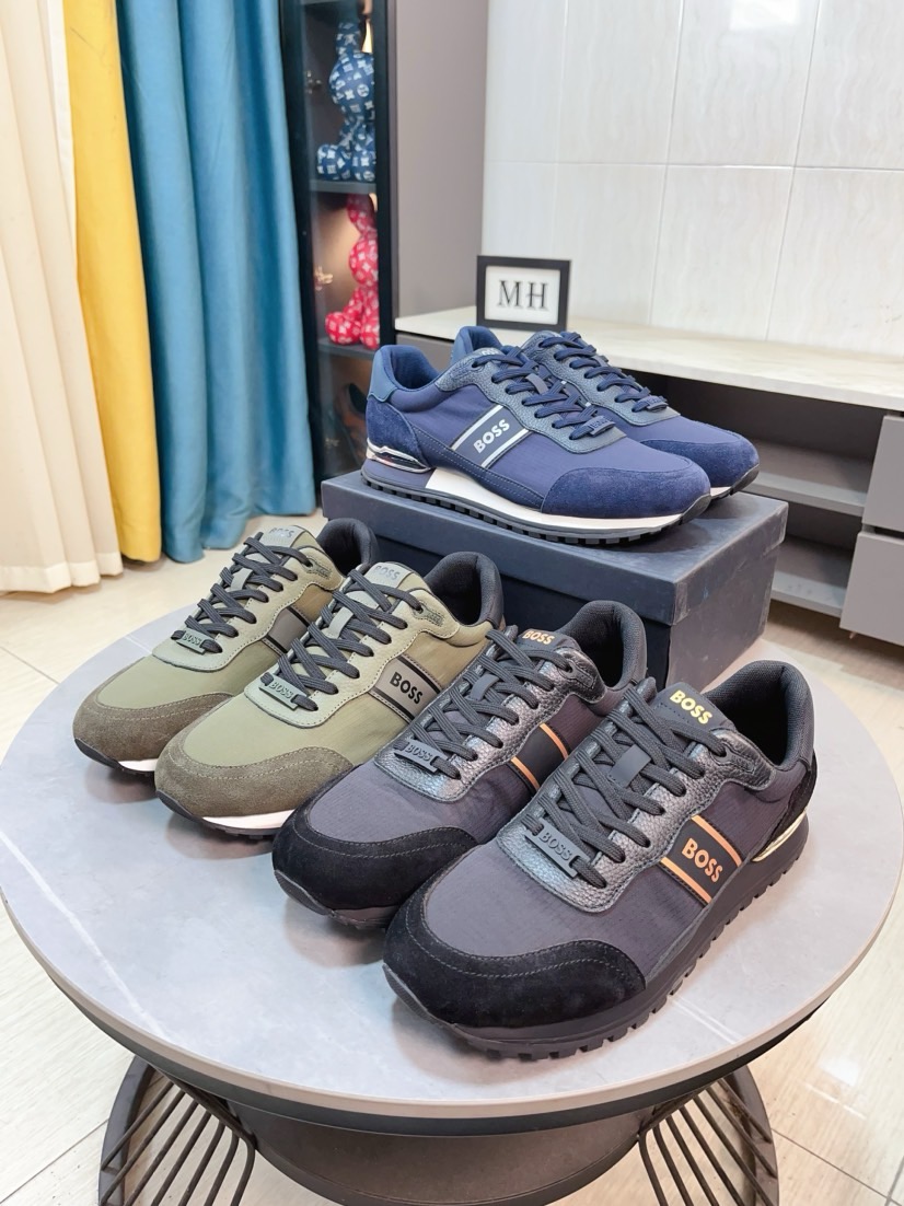 NO:278048,【boss】 High-end series of sports men's shoes, with classic designs, has become the ever-ending fashion darling, and the classic casual shape. The upper is made of cowhide upper and brand logo embellishes the brand charm; the first layer of genuine leather [Sun] [Sun] brand special sole, wear-resistant, lightweight, size: 38-44,,cowhide19860909【boss】 高端系列运动男鞋,以经典的设计成为永不落幕的时尚宠儿,经典的休闲造型.鞋面采用牛皮鞋面 品牌logo点缀 彰显品牌魅力；头层真皮里[太阳][太阳]品牌专用大底,耐磨,轻便,码数:38-44,,cowhide,Men's shoes