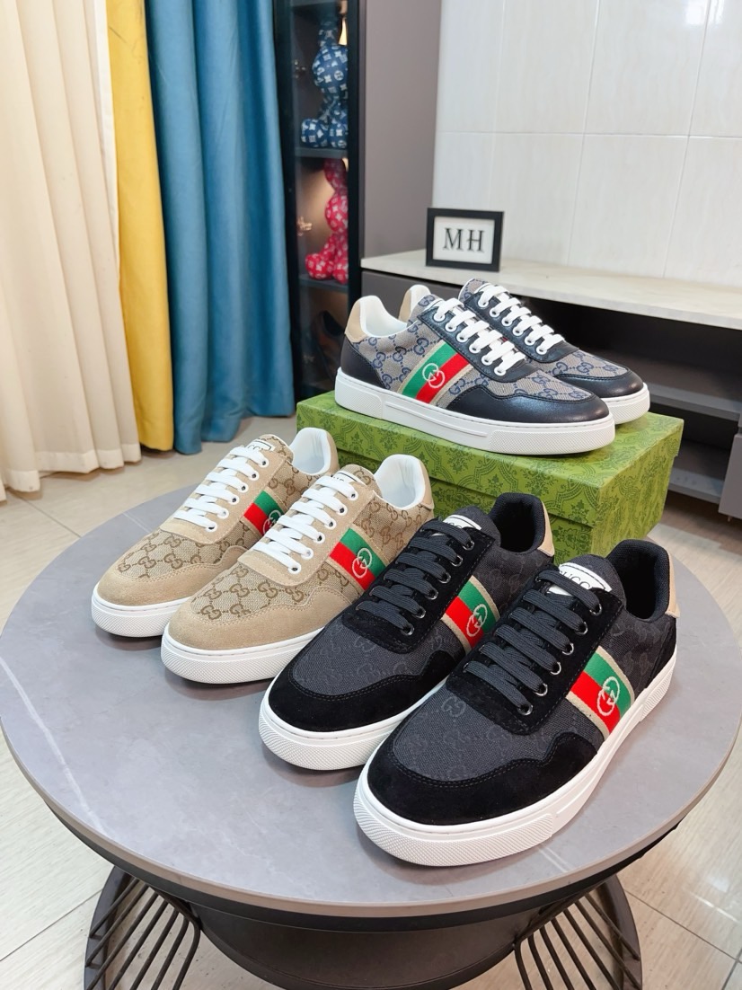 NO:284170,GUCCI [Gucci] new high-end brand of men's shoes, latest fashionable casual men's shoes, trendy and versatile style, relaxed and sporty upper imported Italian top layer cowhide leather, plus super fine workmanship. Original personalized fashionable rubber wear-resistant sole, light and comfortable on the feet, size 38-44,,gucci,cowhide19860909GUCCI【古奇】新款男鞋高端品牌,最新時尚休闲男鞋,潮流百搭之款,轻松运动风,鞋面意大利进口头层牛皮 真皮内里 加超精细做工.原版个性时尚橡胶耐磨大底,上脚轻巧舒适,码数38-44,,gucci,cowhide,Men's shoes