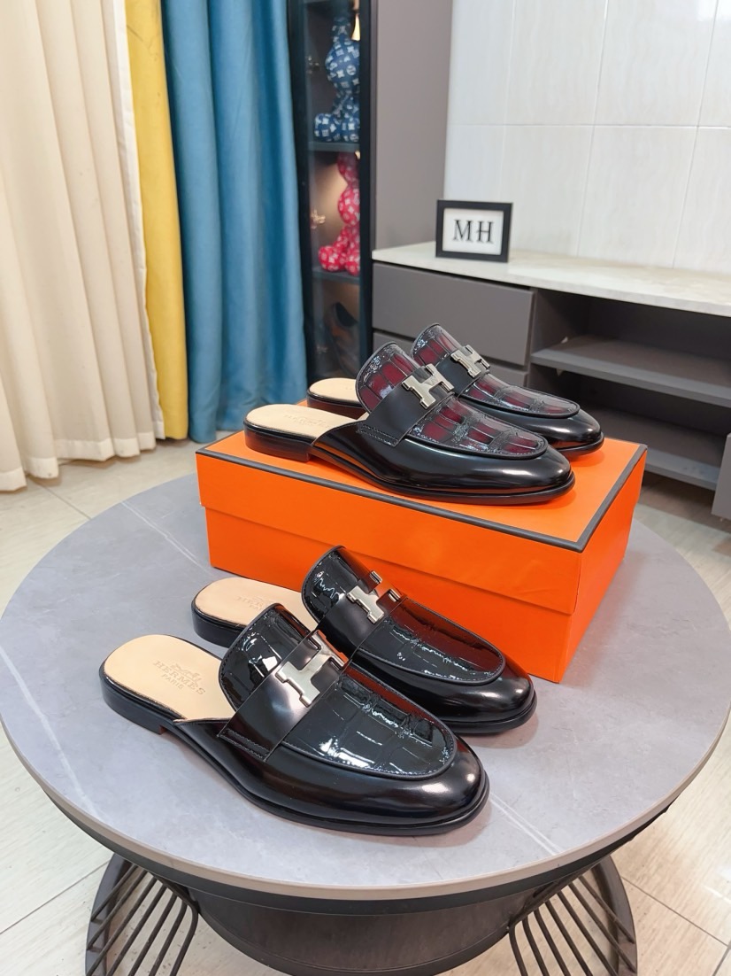 NO:355866,Hermes [H ERMES] official website same original single quality, original cowhide water-dyeed cowhide inner original rubber outsole, men's fashionable and casual semi-sliding sandals, noble big brand luxury elements top luxury, size 38-44, 45 can be customized, hermes, sandals, cowhide19860909爱马仕【H ERMES】官网同款 原单品质,原版牛皮 水染牛皮内里 原版橡胶大底,男士时尚休闲半拖凉鞋 尊贵的大牌奢侈品元素顶级奢华,码数38-44,45可定做,,hermes,sandals,cowhide,Men's shoes