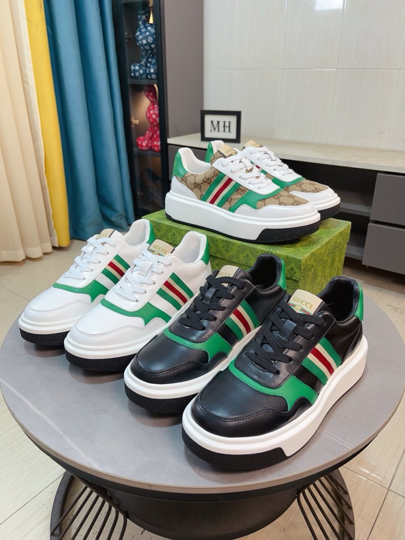 NO:347170,GUCCI [Gucci] new high-end brand of men's shoes, latest fashionable casual men's shoes, trendy and versatile style, relaxed and sporty upper imported Italian top layer cowhide leather, plus super fine workmanship. Original personalized fashionable rubber wear-resistant sole, light and comfortable on the feet, size 38-44,,gucci,cowhide19860909GUCCI【古奇】新款男鞋高端品牌,最新時尚休闲男鞋,潮流百搭之款,轻松运动风,鞋面意大利进口头层牛皮 真皮内里 加超精细做工.原版个性时尚橡胶耐磨大底,上脚轻巧舒适,码数38-44,,gucci,cowhide,Men's shoes