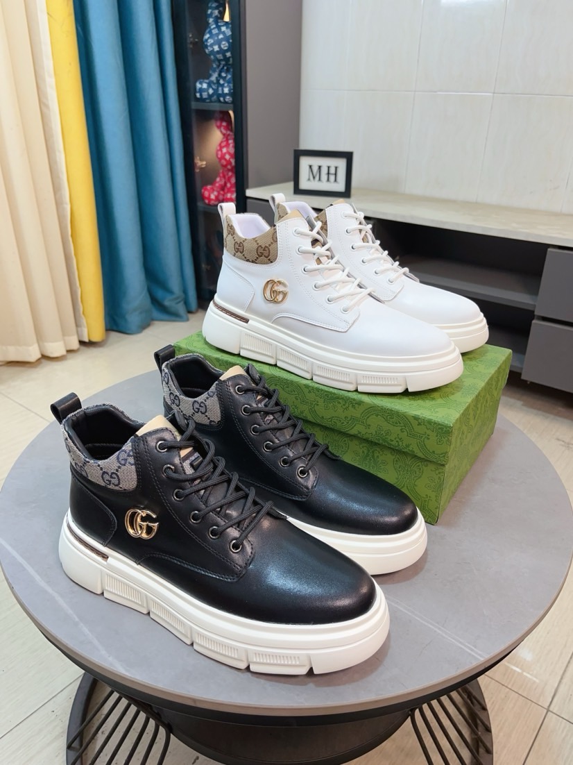 NO:556087,GUCCI [Gucci] new high-end brand of men's shoes, the latest fashionable casual men's shoes, a trendy and versatile style, relaxed sports style, uppers imported from Italy, first-layer cowhide, genuine leather lining and ultra-fine workmanship. Original personalized fashionable rubber wear-resistant outsole, light and comfortable on the foot, size 38-44,,gucci,cowhide19860909GUCCI【古奇】新款男鞋高端品牌,最新時尚休闲男鞋,潮流百搭之款,轻松运动风,鞋面意大利进口头层牛皮 真皮内里 加超精细做工.原版个性时尚橡胶耐磨大底,上脚轻巧舒适,码数38-44,,gucci,cowhide,Men's shoes