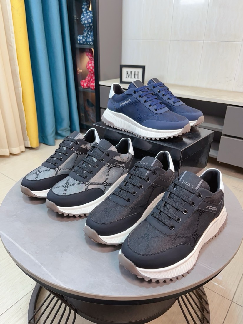 NO:639574,[boss] Become a fashion darling that never ends with its classic design, classic casual style. The upper is made of top-grade suede leather with waterproof cloth, and the brand logo is embellished to highlight the brand charm; the first layer of genuine leather is [sun][sun] brand-specific outsole, wear-resistant, lightweight, size: 38-44,19860909【boss】 以经典的设计成为永不落幕的时尚宠儿,经典的休闲造型.鞋面采用顶级反绒皮搭配防水布 品牌logo点缀 彰显品牌魅力；头层真皮里[太阳][太阳]品牌专用大底,耐磨,轻便,码数:38-44,,Men's shoes