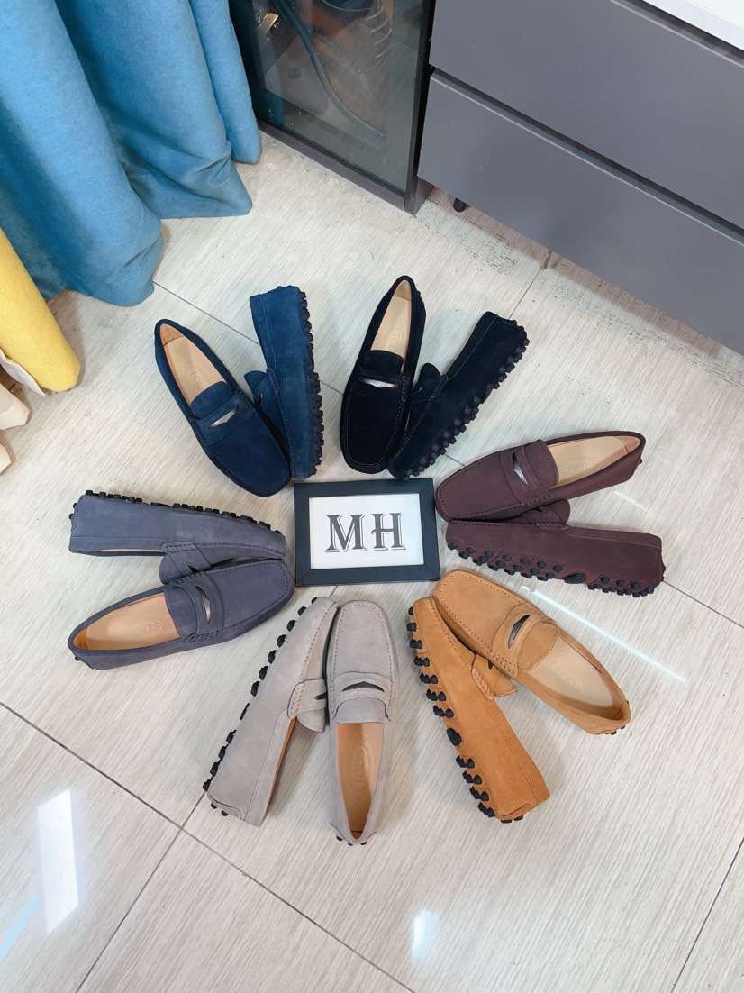 NO:588184,[Tods] Men's preferred brand of Tods Doudou shoes, novel and fashionable, unique and trendy, catering to various occasions without losing elegance, high-end and atmospheric material, suede cowhide, imported genuine leather lining, non-slip and wear-resistant, outsole size 38-44,,Tod's,cowhide19860909【Tods】托德斯豆豆鞋男士首选品牌款式新颖时尚独特潮流迎合各种场合不失优雅气质高端大气材料反绒牛皮进口真皮内里防滑耐磨大底码数38-44,,Tod's,cowhide,Men's shoes