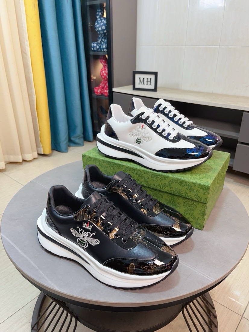 NO:639880,GUCCI [Gucci] new high-end brand of men's shoes, the latest fashionable casual men's shoes, a trendy and versatile style, relaxed sports style, uppers imported from Italy, first-layer cowhide, genuine leather lining and ultra-fine workmanship. Original personalized fashionable rubber wear-resistant outsole, light and comfortable on the foot, size 38-44,,gucci,cowhide19860909GUCCI【古奇】新款男鞋高端品牌,最新時尚休闲男鞋,潮流百搭之款,轻松运动风,鞋面意大利进口头层牛皮 真皮内里 加超精细做工.原版个性时尚橡胶耐磨大底,上脚轻巧舒适,码数38-44,,gucci,cowhide,Men's shoes