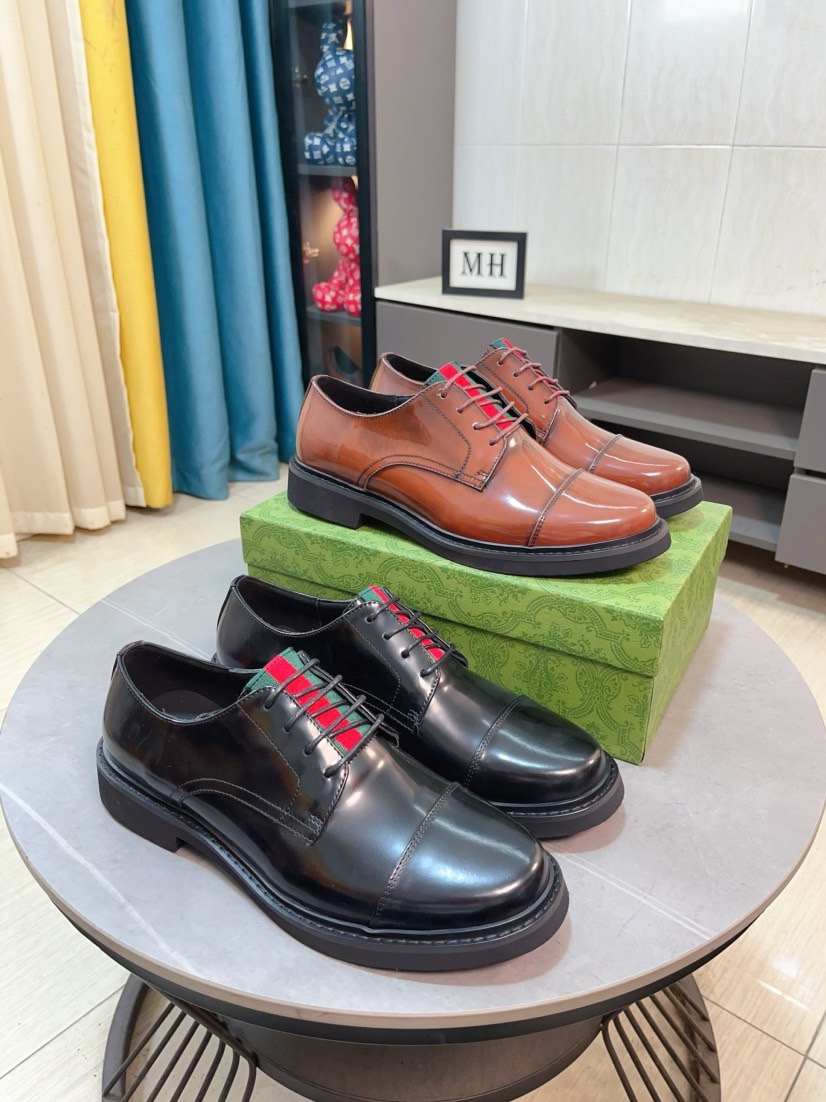 NO:604560,[GUCCI Gucci] The most popular classic Gucci leather shoes. The official website is synchronized, the upper is made of Italian first-layer cowhide leather lining, and the unique brand unique craftsmanship. It highlights the hot style of the new year. Don’t hesitate, don’t hesitate, you should hurry up and get it. Digital 38--44,, gucci, cowhide19860909【GUCCI 古奇】古奇皮鞋最火爆的经典之做.官网同步,鞋面采用意大利头层牛皮牛皮内里,独特品牌独特工艺.彰显了新一年度的爆款风格.别再犹豫,别再徘徊,您也赶紧入手吧.数码38--44,,gucci,cowhide,Men's shoes