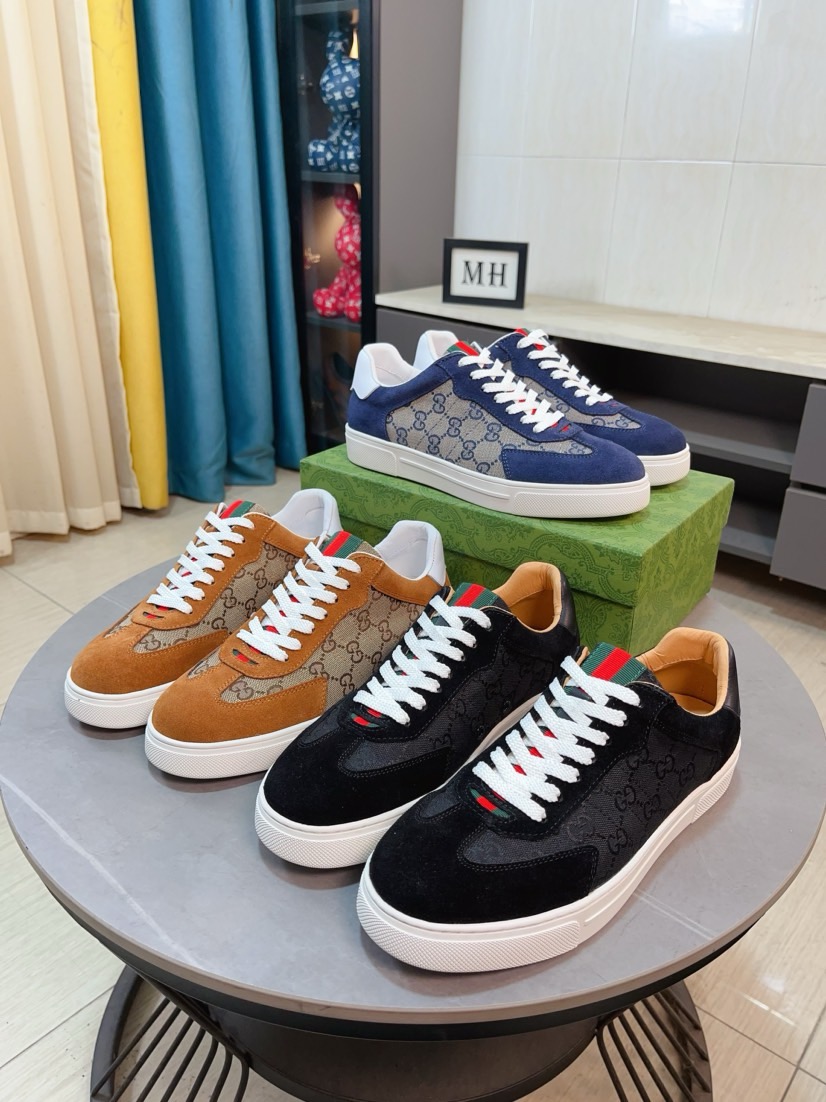 NO:604568,GUCCI [Gucci] new high-end brand of men's shoes, the latest fashionable casual men's shoes, a trendy and versatile style, relaxed sports style, uppers imported from Italy, first-layer cowhide, genuine leather lining and ultra-fine workmanship. Original personalized fashionable rubber wear-resistant outsole, light and comfortable on the foot, size 38-44,,gucci,cowhide19860909GUCCI【古奇】新款男鞋高端品牌,最新時尚休闲男鞋,潮流百搭之款,轻松运动风,鞋面意大利进口头层牛皮 真皮内里 加超精细做工.原版个性时尚橡胶耐磨大底,上脚轻巧舒适,码数38-44,,gucci,cowhide,Men's shoes