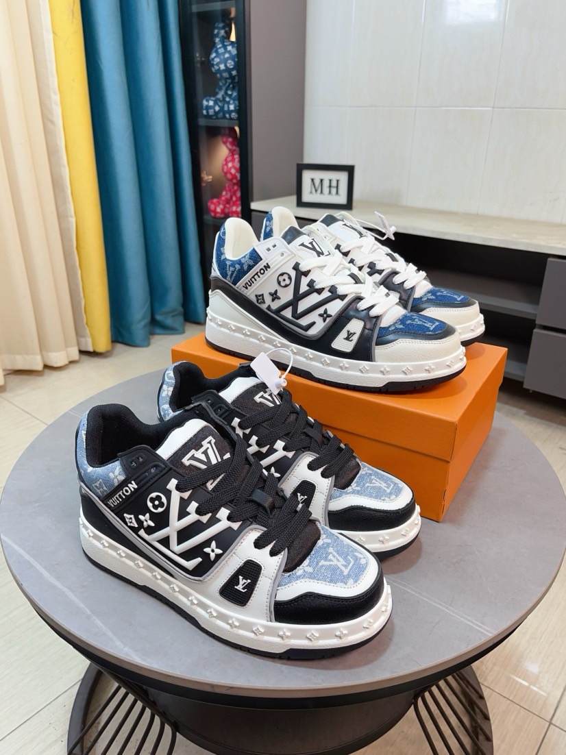 NO:604697,Comes with a full set of packaging 'Loui* Vuitto*' LV's new Gaobang sports and casual shoes, imported first-layer cowhide, imported sheepskin lining, high-end and comfortable, and the original outsole is light and wear-resistant!  Purely handmade, details determine quality!  Code number 38-44,,louis vuitton,louis vuitton,cowhide,sheepskin19860909配全套包装《Loui* Vuitto*》LV新款高邦运动休闲鞋 进口头层牛皮进口羊皮内里高档舒适,原版大底轻盈耐磨！纯手工制作,细节决定品质！码数38-44,,louis vuitton,louis vuitton,cowhide,sheepskin,Men's shoes