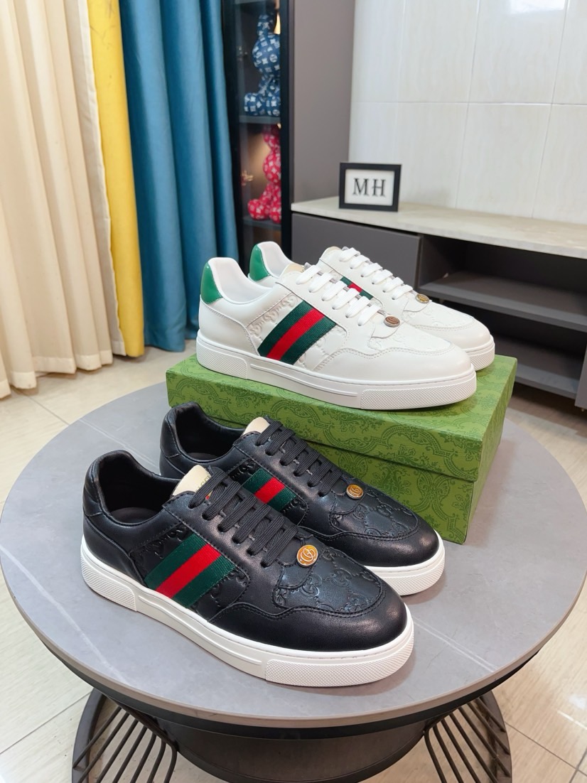 NO:620758,GUCCI [Gucci] new high-end brand of men's shoes, the latest fashionable casual men's shoes, a trendy and versatile style, relaxed sports style, uppers imported from Italy, first-layer cowhide, genuine leather lining and ultra-fine workmanship. Original personalized fashionable rubber wear-resistant outsole, light and comfortable on the foot, size 38-44,,gucci,cowhide19860909GUCCI【古奇】新款男鞋高端品牌,最新時尚休闲男鞋,潮流百搭之款,轻松运动风,鞋面意大利进口头层牛皮 真皮内里 加超精细做工.原版个性时尚橡胶耐磨大底,上脚轻巧舒适,码数38-44,,gucci,cowhide,Men's shoes