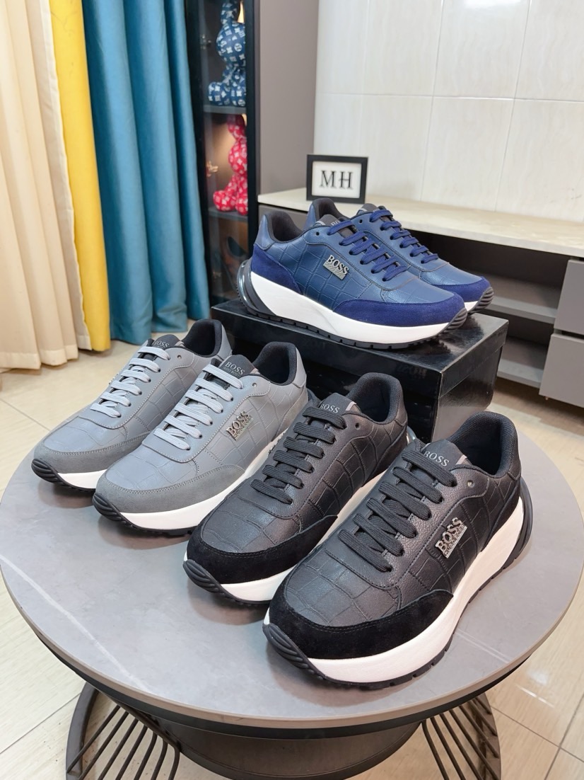 NO:620766,[boss] Become a fashion darling that never ends with its classic design, classic casual style. The upper is made of top-grade suede leather with waterproof cloth, and the brand logo is embellished to highlight the brand charm; the first layer of genuine leather is [sun][sun] brand-specific outsole, wear-resistant, lightweight, size: 38-44,19860909【boss】 以经典的设计成为永不落幕的时尚宠儿,经典的休闲造型.鞋面采用顶级反绒皮搭配防水布 品牌logo点缀 彰显品牌魅力；头层真皮里[太阳][太阳]品牌专用大底,耐磨,轻便,码数:38-44,,Men's shoes