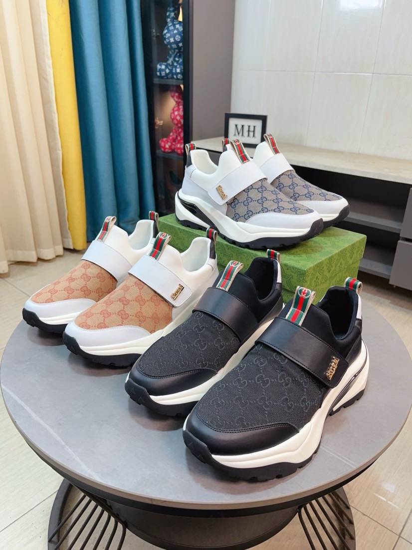 NO:639653,GUCCI [Gucci] new high-end brand of men's shoes, the latest fashionable casual men's shoes, a trendy and versatile style, relaxed sports style, uppers imported from Italy, first-layer cowhide, genuine leather lining and ultra-fine workmanship. Original personalized fashionable rubber wear-resistant outsole, light and comfortable on the foot, size 38-44,,gucci,cowhide19860909GUCCI【古奇】新款男鞋高端品牌,最新時尚休闲男鞋,潮流百搭之款,轻松运动风,鞋面意大利进口头层牛皮 真皮内里 加超精细做工.原版个性时尚橡胶耐磨大底,上脚轻巧舒适,码数38-44,,gucci,cowhide,Men's shoes