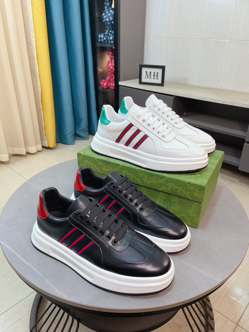 NO:780599,GUCCI [Gucci] new high-end brand of men's shoes, the latest fashionable casual men's shoes, a trendy and versatile style, relaxed sports style, uppers imported from Italy, first-layer cowhide, genuine leather lining and ultra-fine workmanship. Original personalized fashionable rubber wear-resistant outsole, light and comfortable on the foot, size 38-44,,gucci,cowhide19860909GUCCI【古奇】新款男鞋高端品牌,最新時尚休闲男鞋,潮流百搭之款,轻松运动风,鞋面意大利进口头层牛皮 真皮内里 加超精细做工.原版个性时尚橡胶耐磨大底,上脚轻巧舒适,码数38-44,,gucci,cowhide,Men's shoes