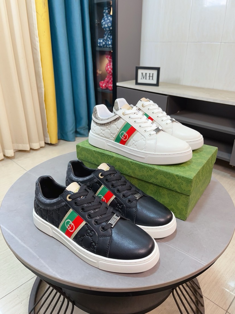 NO:828408,GUCCI [Gucci] new high-end brand of men's shoes, the latest fashionable casual men's shoes, a trendy and versatile style, relaxed sports style, uppers imported from Italy, first-layer cowhide, genuine leather lining and ultra-fine workmanship. Original personalized fashionable rubber wear-resistant outsole, light and comfortable on the foot, size 38-44,,gucci,cowhide19860909GUCCI【古奇】新款男鞋高端品牌,最新時尚休闲男鞋,潮流百搭之款,轻松运动风,鞋面意大利进口头层牛皮 真皮内里 加超精细做工.原版个性时尚橡胶耐磨大底,上脚轻巧舒适,码数38-44,,gucci,cowhide,Men's shoes